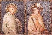 Simone Martini, t Francis and St Louis of Toulouse